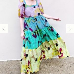 Anthropologie Caroline Tiered Dress